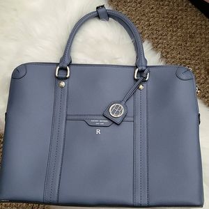 Henri Bendel W 57th Leather Briefcase